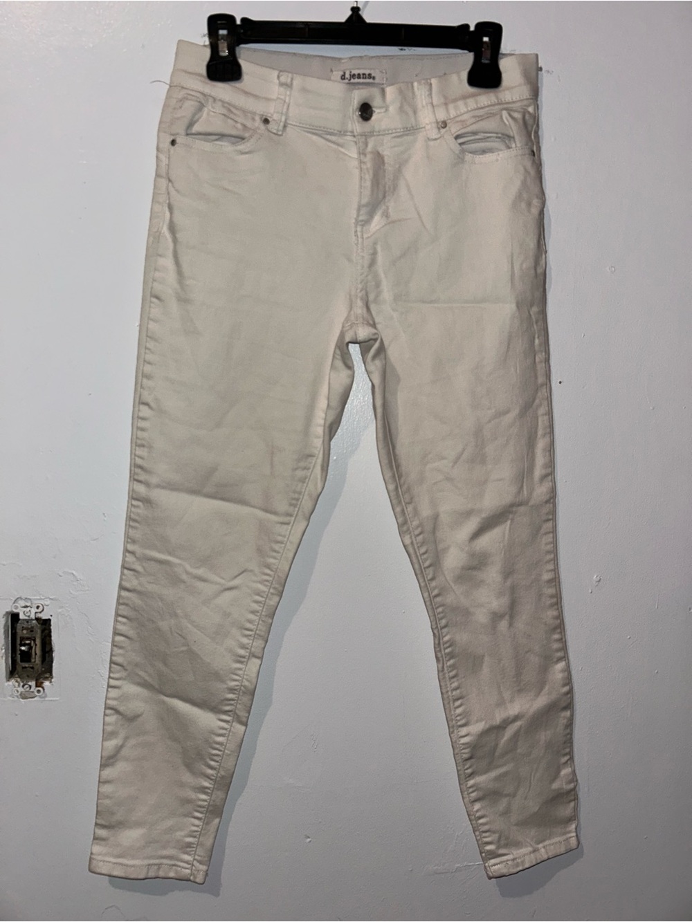 d. jeans Off-White Slim Fit Jeans